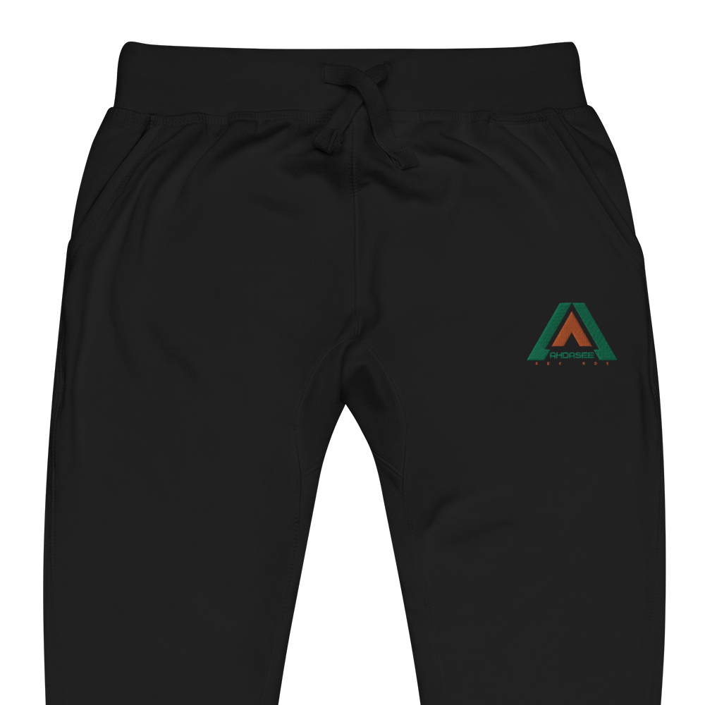 Ahdasee Unisex fleece sweatpants (Green, Orange)